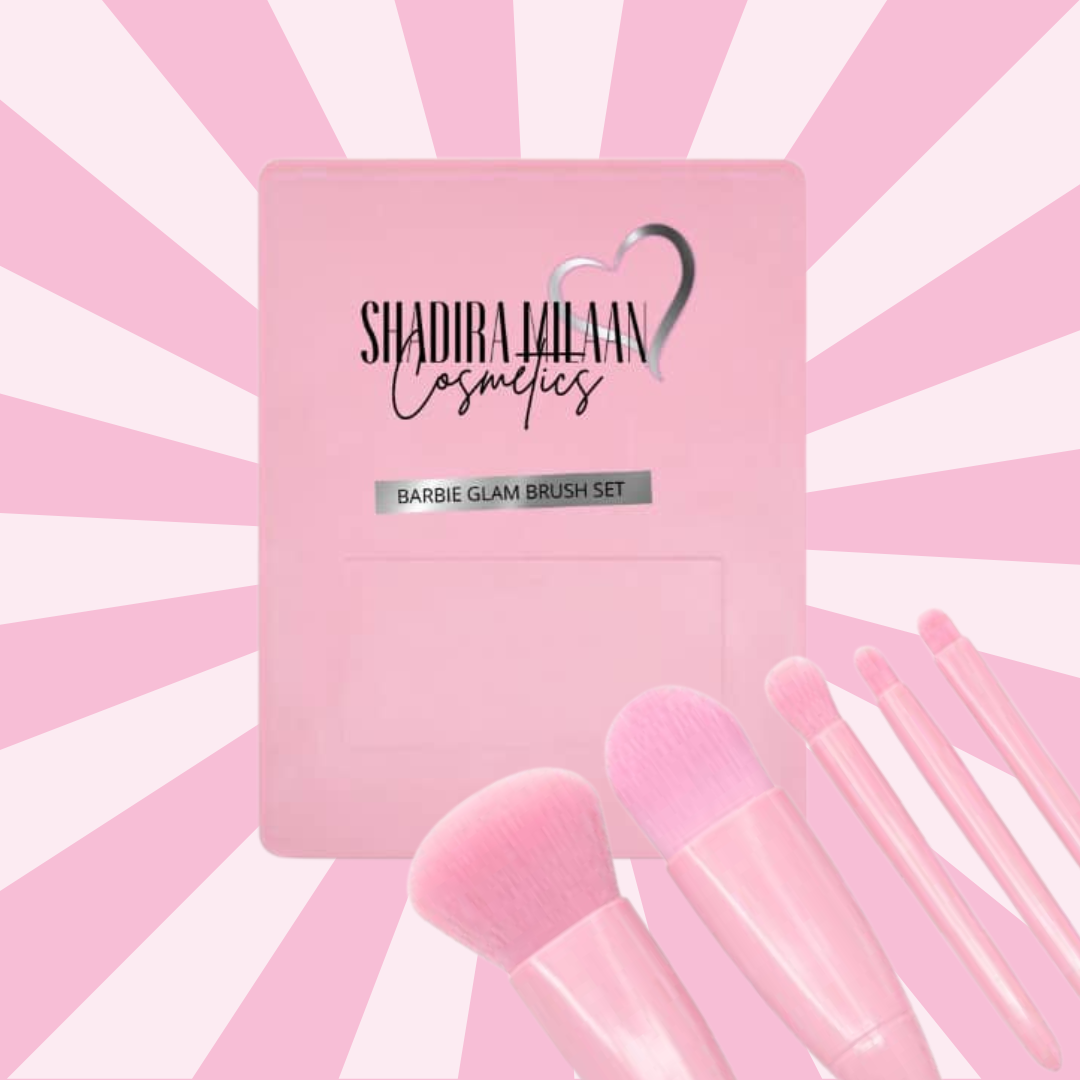 Mini Barbie brush set