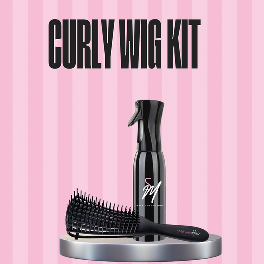 Curly wig kit