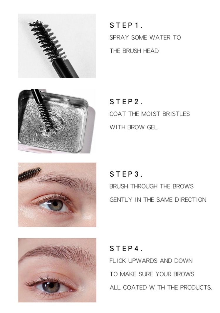 Brow styling gel